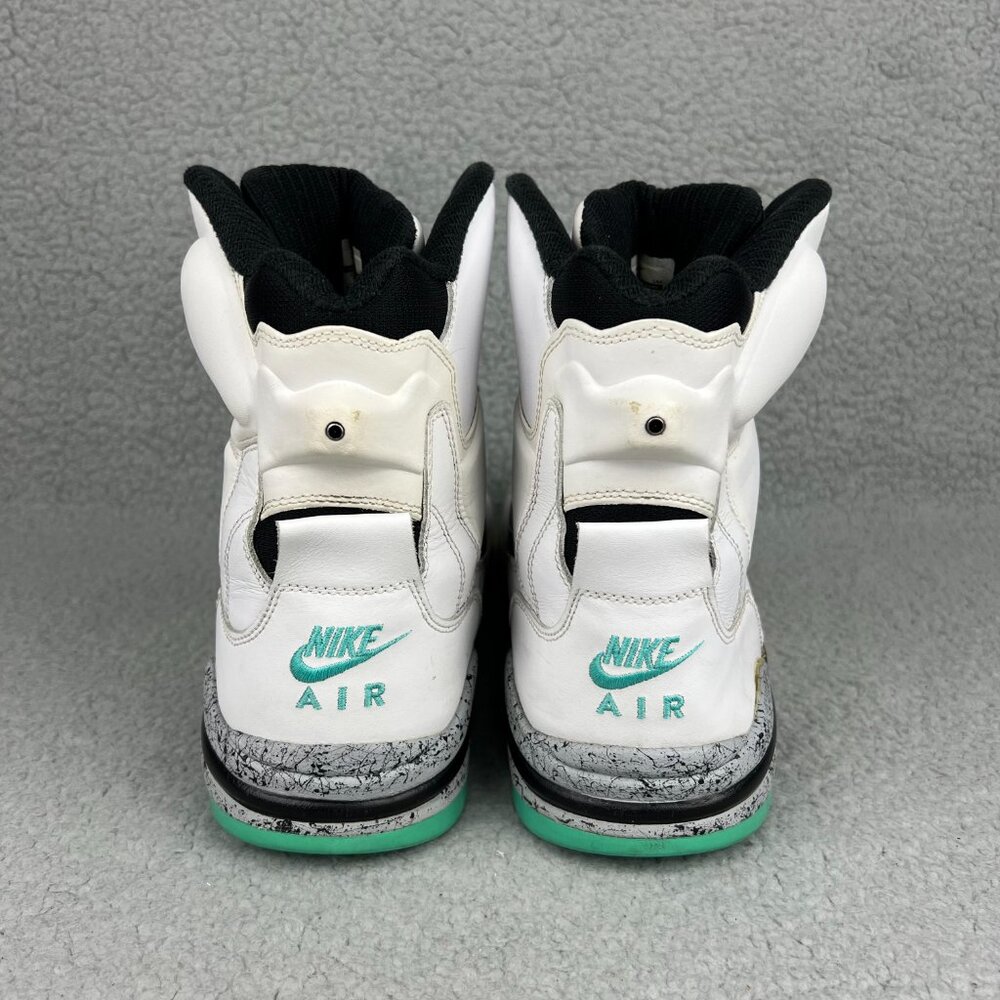 Nike Air Command Force Hyper Jade Men 13 Shoe White Black Pump Sneakers Trainers - Picture 5 of 12